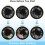 3 Pack Embroidery Kit, Floral -Stitch Set for Beginners Include Embroidery Cloth Hoops Threads 2