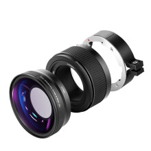 Wide Angle & Macro Additional Lens for ZV-1 Camera 2-in-1 18mm HD Wide Angle+10x Macro Additional Lens A
