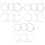 18Pcs 150Xl/.009in Electric Guitar Amp Strings Set for 2