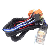Kit Cablaggio Relè Faro LED H6054 12V 80A con Protezione Fusibile, Cablaggio Automobilistico