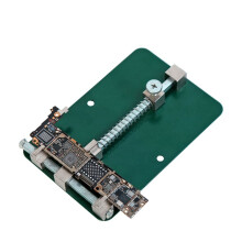 Supporto Universale per PCB, Morsetto di Fissaggio, Piastra di Base In Acciaio Inox Verniciato Verde, Supporto per Circuito Stampato di Schede Madri.