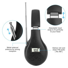 Portable FM Radio Headphone Radio Receiver Stereo Earphone Foldable FM Radio Bass Sound Stereo Outdoor Headset