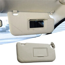 Right Sun Visors Shades Make- for Focus 2012-2018 Grey Sunvisor W/Vanity Mirror Sunshade Sun Shield