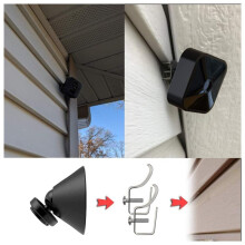 Confezione da 12 Ganci A Clip per Rivestimento In Vinile per La Nuovissima Telecamera da Esterno, Montaggio su Rivestimento Esterno Senza Fori per La