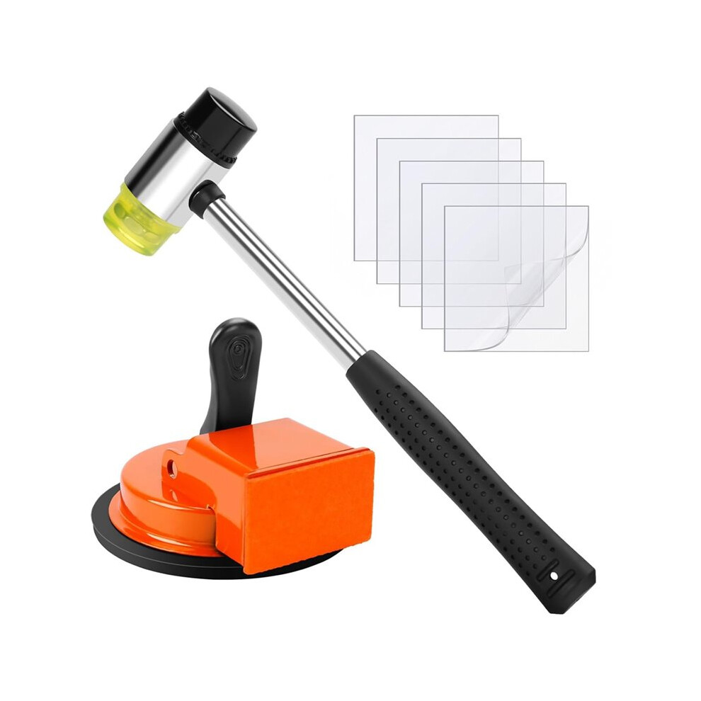 Floor Gaps Fixer Tool Kit With Suction Cup, Rubber Mallet & 5 Reusable Sticky Pads For Laminate And Vinyl Repair Kit 4713723040661