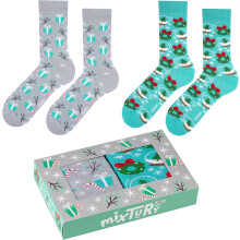Calcetines de Algodón Divertidos con Diseños Navideños Coloridos Unisex 36-40 — calcetines originales