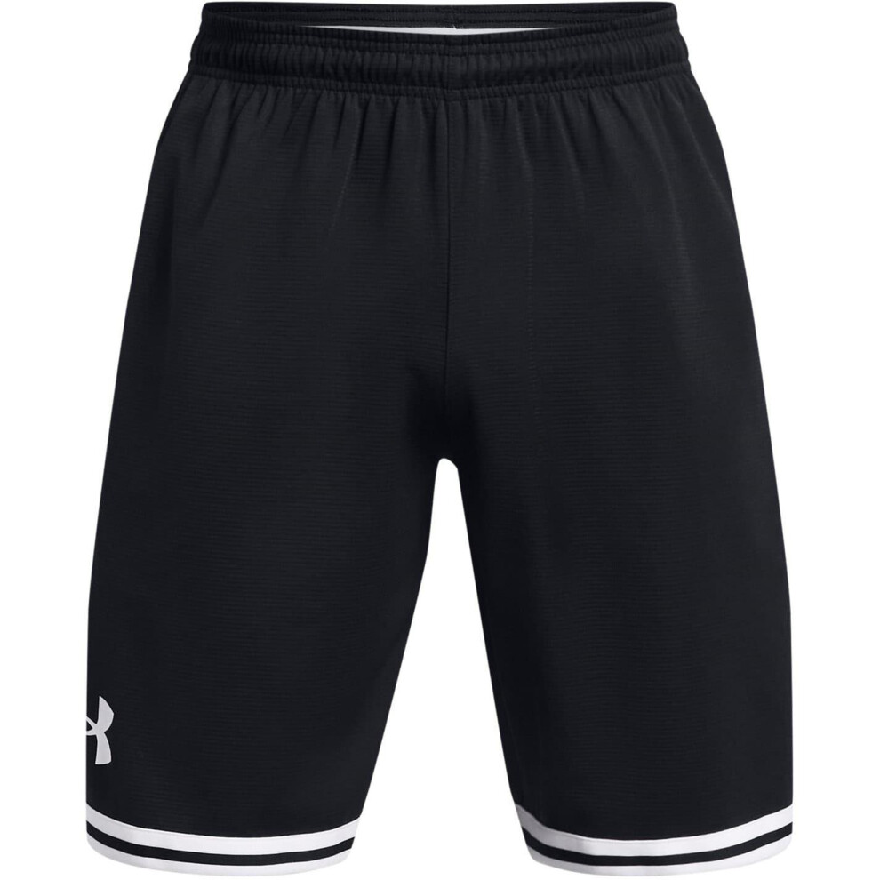 Under Armour (M S, Black/White) Mens Perimeter Basketball Shorts