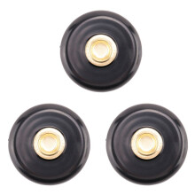 3X Cello Endpin Stopper Stop Holder Anchor Protector Non-Slip with Metal Eye