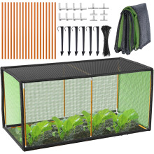 Tunnel de jardin en filet de protection anti-soleil pour plantes, légumes, 90x45 cm — serre potager, filet anti oiseaux