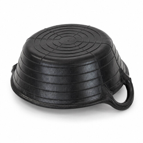 Oypla Oypla Coco Equestrian 12L Rubber Flexi Bowl Feed Trough with Handles 2