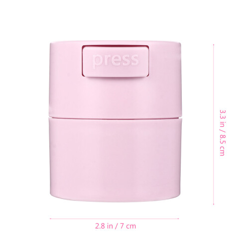 Tragbarer Wimpernkleber Behälter Kunststoff Sealed Pink 1
