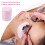 Tragbarer Wimpernkleber Behälter Kunststoff Sealed Pink 4