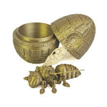 Mechanical Bee Cool Cute Children'S Gift Hand Model Movable Joint Decoration Props Bronze Color