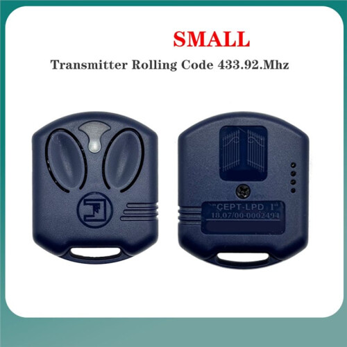 2pack 433MHz Rolling Code Remote Control Garage Door Opener for FADINI JUBI 433-2 JUBI 433-4 Handheld Transmitter 2