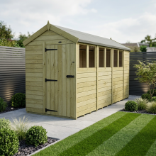 5 x 14 Apex Shed Tanalised (Single Door, With Windows)