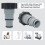 5PCS for  ARU Threaded Plastic Pool Hose Adapter for 4000 2500 2000 1500 Gallon/Hour Filter Pumps 7