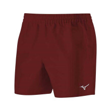 (14 Years, Burgundy) Mizuno Childrens/Kids Authentic Logo Shorts
