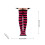 Women\'s Striped Over Knee Socks Black & Red 4