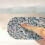 Antislip badmat met stenen design 3