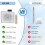 Medium Fish Tank Filter for Filter Pads, Aquarium Filter Cartridge for Aqueon QuietFlow LED PRO Power Filter 4
