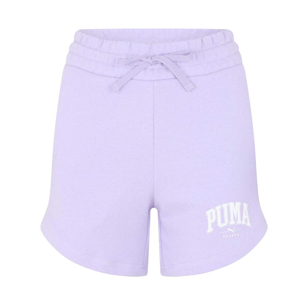 Puma (12 Uk S, Violet) Womens/Ladies Woven High Waist Workout Track Shorts