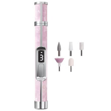 Rechargeable Electric Nail Drill Kit with 3 Modes and LED Display, Manicure Pedicure Polishing Grinding Machine