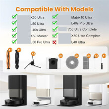 20 Pack Accessories Kit for X50 Ultra/L50 Ultra/L40s Ultra/L40s Pro Ultra/X50 Master Complete Robot Vacuum,