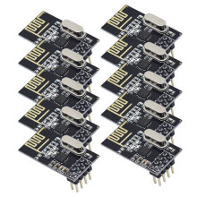 10Pcs Nrf24L01 Wireless Data Transmission Module 2.4g the Nrf24L01 Upgrade Version