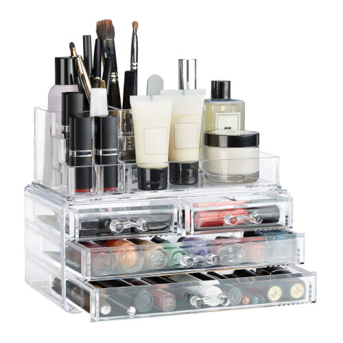 Make-up opberger met 4 lades 1
