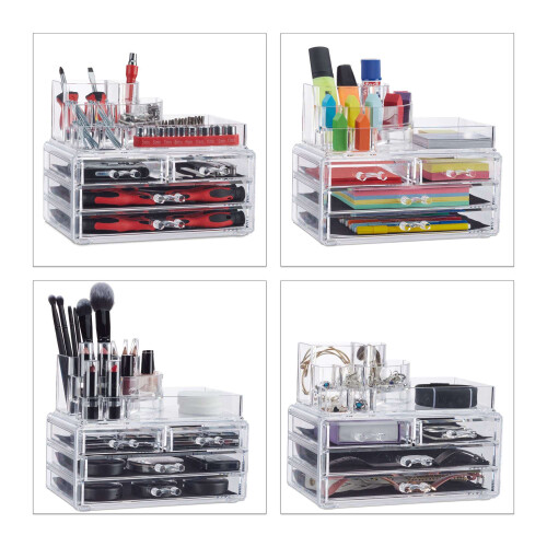 Make-up opberger met 4 lades 2