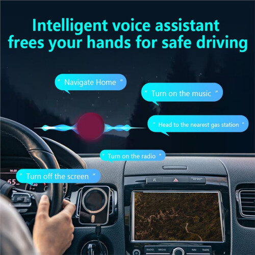2026 3in1 Upgrade Carplay Adapter Wireless Android Auto Mirror Link  AI Box USB Plug and  Auto Connect WiFi 2