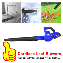 Leaf Blower Cordless, 21V Cordless Leaf Blowers with 4000mAh Battery, Electric Leaf blowers for Lawn Care, Patio, Garden Cleaning