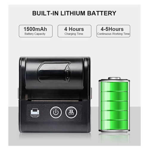 58MM  Thermal Printer  Thermal Printer for Printer Computer-Mobile Connection for IOS for Android EU Plug 2