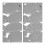 Antislip badmat met stenen design 6