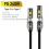 240W Type-C Cable with LED Flashlight and Igniter Nylon Braided Fast Charging Cable for Type C Charging Device 2m 7