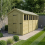 5 x 16 Apex Shed Tanalised (Single Door, With Windows) 1