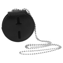 Porta Badge con Clip da Cintura e Catenella di Perline. Custodia Universale per Badge Identificativo, Elegante e Professionale. Badge Non Incluso.