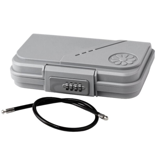 Portable Safe Lock Box Waterproof Anti Theft  Travel Safe Box Combination Security Case Lock Box with Code Dorm
