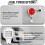Garage Parking Sensor&Garage Parking Aid with LED Stop Light,Adjustable Ultrasonic Park Assistant EU Plug 5