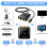 Convertitore AV A  Compatibile CVBS L/R Video Box, Adattatore AV Supporta Input Composito NTSC PAL A  Compatibile 4