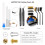 66-Pcs 3D Printed Model Refinement Tools and Accessories, 3D Printer Tools for Cleaning,Cutting, Deburring,and Finishing 6