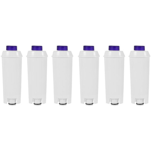 6 Packs Coffee Machine Water Filter for  DLSC002 Replacement Filter Cartridge with Activated Carbon