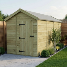 6 x 13 Apex Shed Tanalised (Single Door, No Windows)
