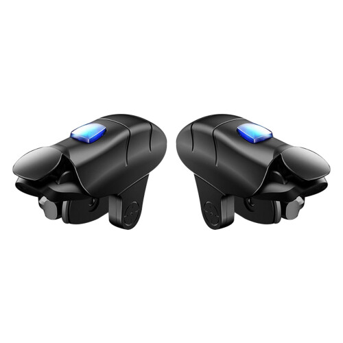2PCS Phone Gaming Trigger Gamepad Button for PUBG LOL L1R1 Shooter Game Controller for  Android Phone(B)