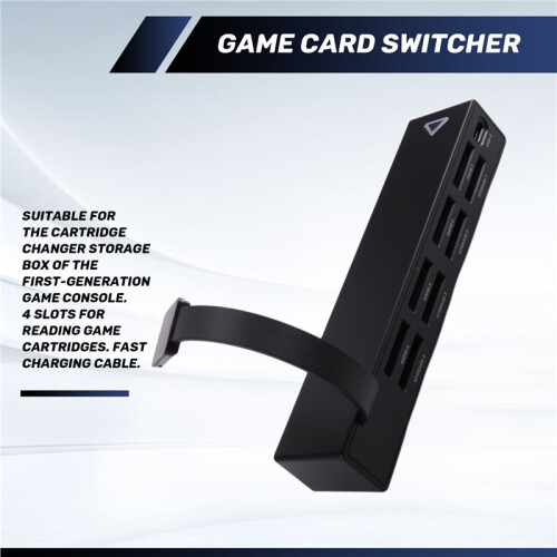 4-Port Game Card Switcher for   Game Card Reader Wireless Switching Storage Expander for  Accessory 1