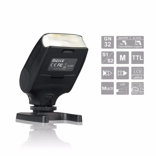 MEIKE MK320 TTL Speedlite 360 Rotating Camera Flash for  DSLR and Mirrorless Camera 2