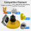 3D Printer Extruder Gear Assembly Compatible with for  P2S Filament Drive Transmission Replacement Part 6