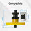 3D Printer Extruder Gear Assembly Compatible with for  P2S Filament Drive Transmission Replacement Part 9