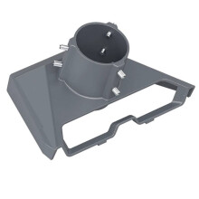 Aluminium Alloy Mount Pipe Adapter for Starlink Gen3/V3 Mounting Plate Roof for Starlink Mount Kit