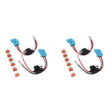 4Pack 12 AWG Wire Harness Connector Replacement for Peg-Perego 12Volt SLA Battery Ride Vehicle Riding Toys with Fuse